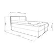 Kép 12/14 - ARAMIS boxspring ágy 