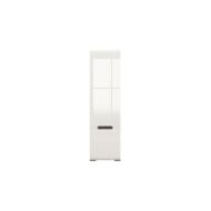 Azteca system SZF1D/21/6 akasztós szekrény magasfényű fehér ajtós szekrény