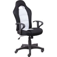 T-Irodai szék, fekete/fehér, SENON