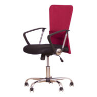 T-Irodai szék, fekete / piros, AEX