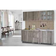 Orsi konyhablokk MDF fronttal, 200 cm, rusztikus sanremo