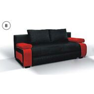 inez ággyá alakítható kanapé fekete piros